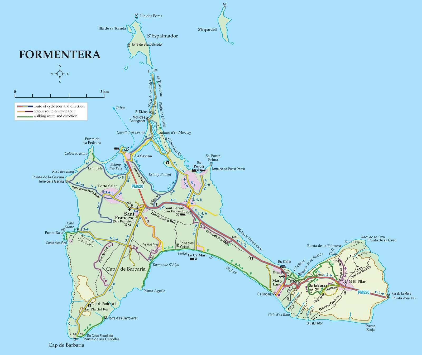 formentera map